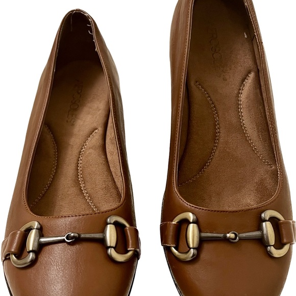 Chic Brown Tan Aerosole Wedges, Size 8.5 - Stylish comfort in every step! 🌟 - Picture 2 of 12